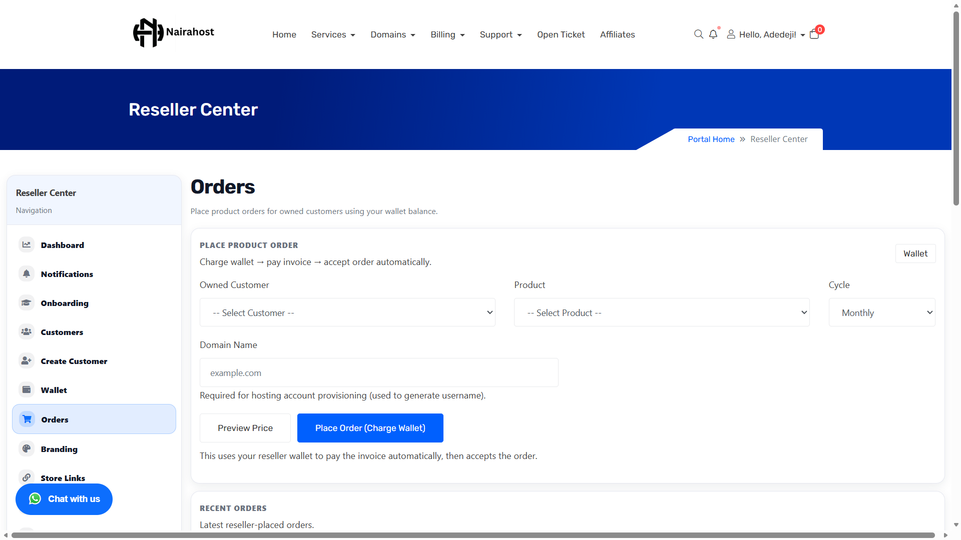 Orders
