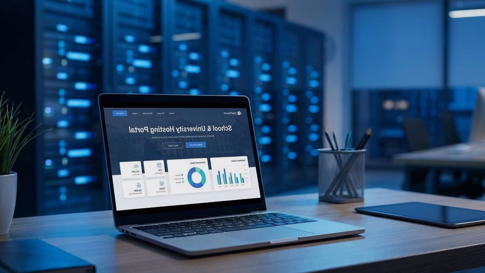 Hosting with Daily Backups website image