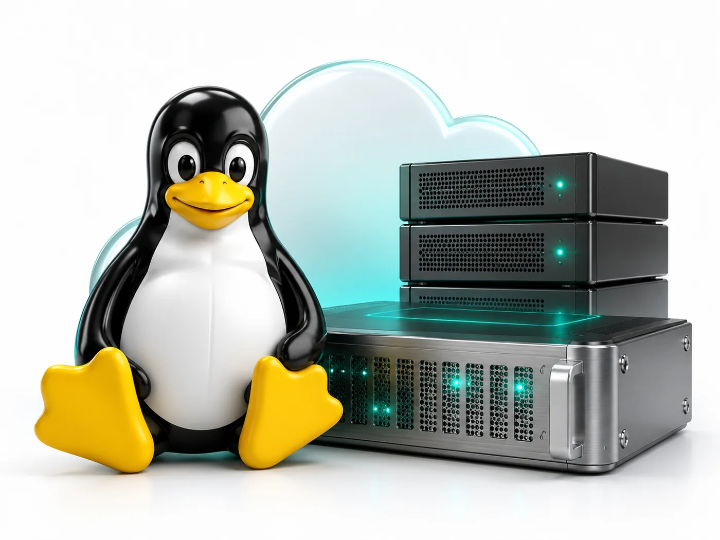 NairaHost Linux VPS hosting infrastructure with terminal and KVM cloud servers